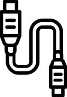 ilustración de diseño de icono de vector de cable