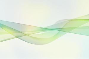 Pastel green color abstract wave design element background photo