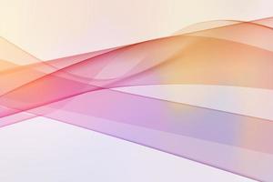Abstract wave element for design. Smooth light wavy gradient surface 3d render photo