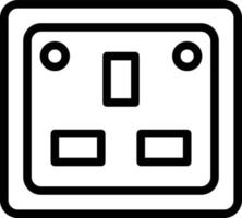 Socket Vector Icon Design Illustration