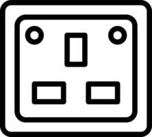 Socket Vector Icon Design Illustration