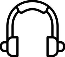 Headphone Vector Icon Design Illustration