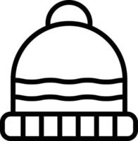 ilustración de diseño de icono de vector de gorro