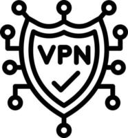 Vpn Vector Icon Design Illustration