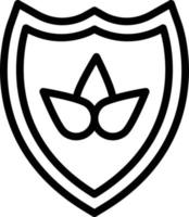 Shield Vector Icon Design Illustration