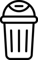 Bin Vector Icon Design Illustration