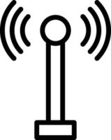 Radio antenna Vector Icon Design Illustration