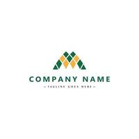 Unique logo design letter M and W combined with woven style design, company business logo ideas Technology initials M and W in woven style vector