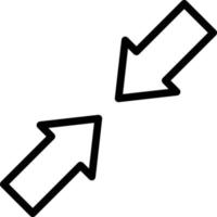 Minimize Vector Icon Design Illustration