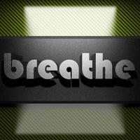 breathe word of iron on carbon photo