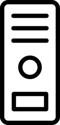 Computer case Vector Icon Design Illustration