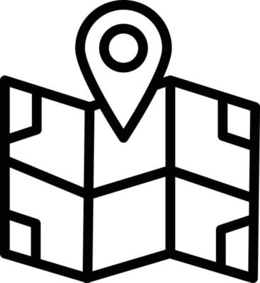 Map Vector Icon Design Illustration