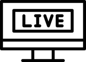 Live Stream Vector Icon