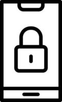 Lock Vector Icon Design Illustration