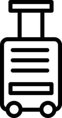 Luggage Vector Icon Design Illustration