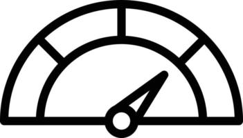 Speedometer Vector Icon Design Illustration