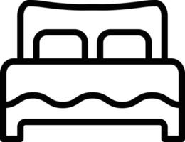 Bed Vector Icon Design Illustration