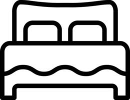 Bed Vector Icon Design Illustration