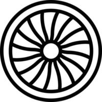 Turbine Vector Icon Design Illustration