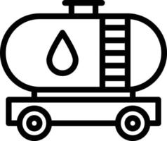 ilustración de diseño de icono de vector de tanque de aceite