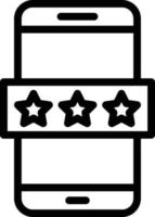 Rating Vector Icon Design Illustration