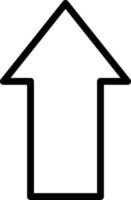 Up arrow Vector Icon Design Illustration