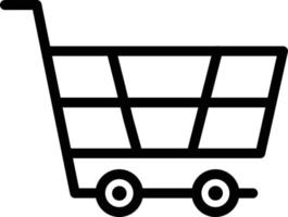 Shopping cart Vector Icon Design Illustration