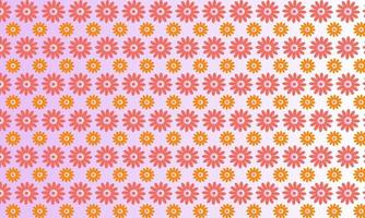 Beautiful Flower Pattern Background vector