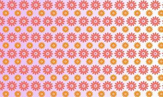 Beautiful Flower Pattern Background vector