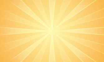 Beautiful Yellow Sunrays Background vector