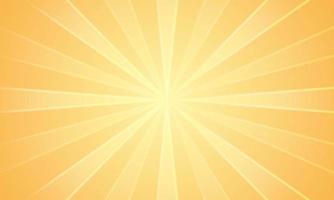 Beautiful Yellow Sunrays Background vector