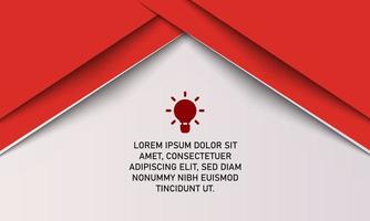 Modern Minimal Red Background vector