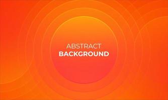 Gradient Abstract Orange Background With Circles vector