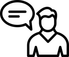 Conversation Vector Icon