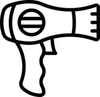 Hair dryer Vector Icon Design Illustration