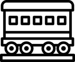 Wagon Vector Icon Design Illustration