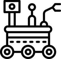 mars rover vector icono diseño ilustración