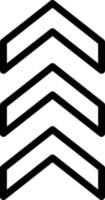 Chevron Vector Icon Design Illustration