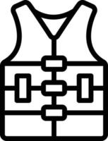 Life jacket Vector Icon Design Illustration