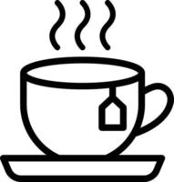 ilustración de diseño de icono de vector de té