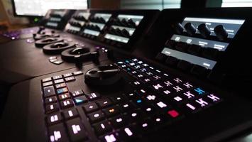 Video editing controller machine for color edit in post video production. photo