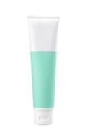 Blank packaging plastic toothpaste tube isolated on white background.Clipping path photo