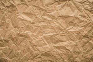 background and texture of brown Wrinkled paper photo