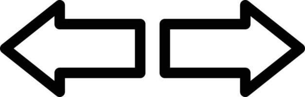 Left right Vector Icon Design Illustration