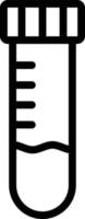 Test tube Vector Icon Design Illustration