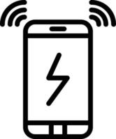 Wireless charging Vector Icon Design Illustration