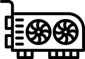 Video Card Vector Icon Design Illustration