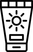 Sunscreen Vector Icon Design Illustration