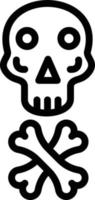 Skull Vector Icon Design Illustration