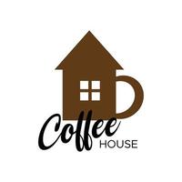 coffee shop logo template vector design